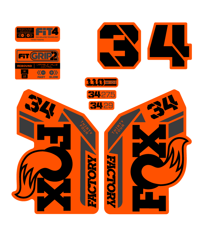 2021 FOX 34 FACTORY ORANGE