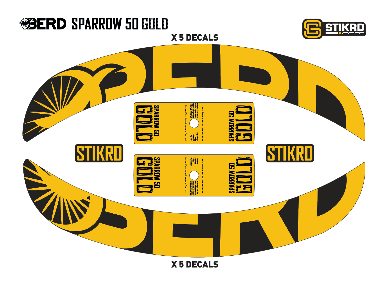MY26 BERD SPARROW 50 GOLD